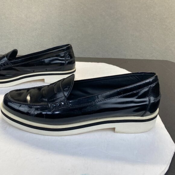 TOD’S Women's Leather Driving Loafer Pebble Size 38 1/2‎ US - Picture 6 of 10